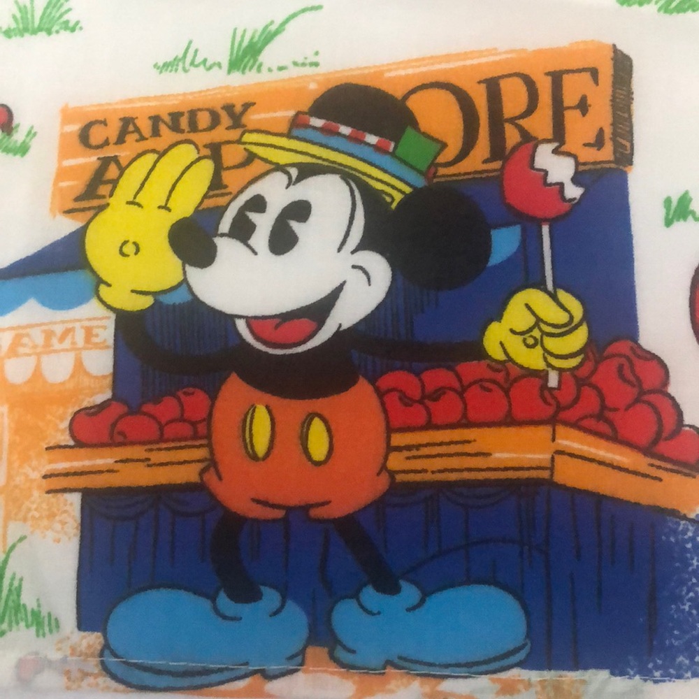 Vintage Disney Mickey at the fair Valance’s